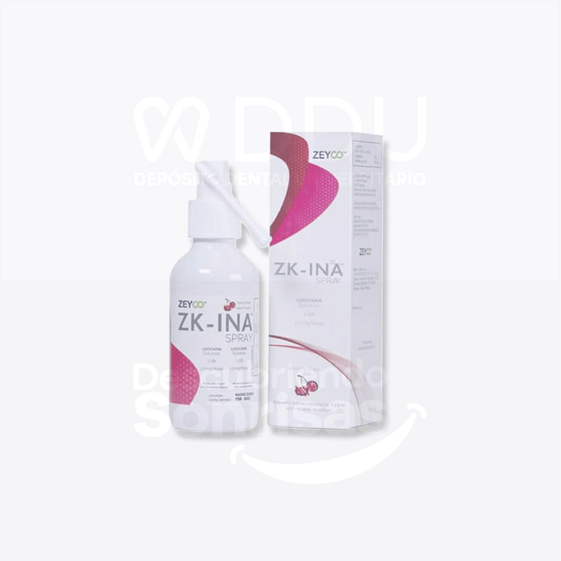 Zk-ina (lidocaina 10%) Spray Cereza 115ML