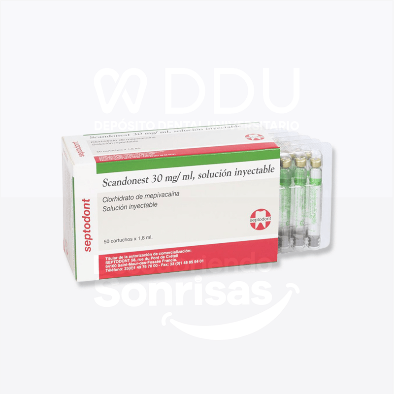 Scandonest 3% C/50 S/vaso Mepivacaina