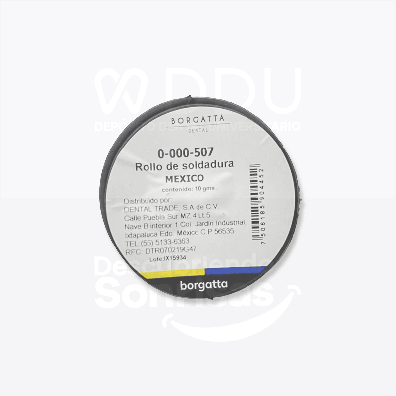 Soldadura DE Plata EN Rollo 10 GR Borgat