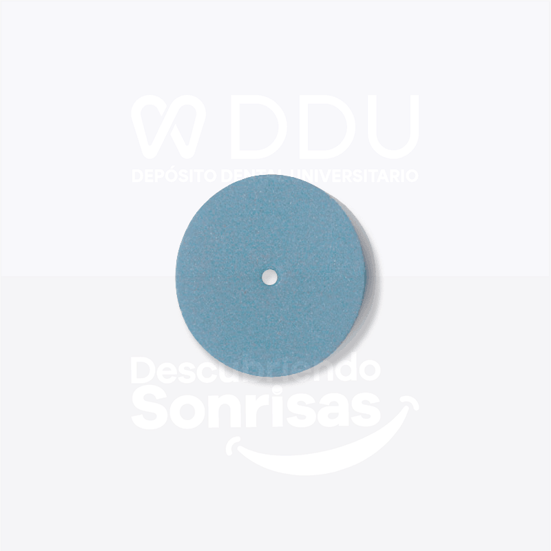 Disco Hule Azul Suave P/p.metal Pza.
