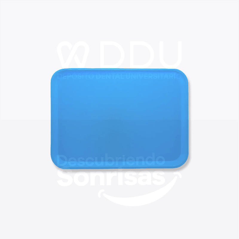 Charola Plastico S/divisiones Azul/blanc