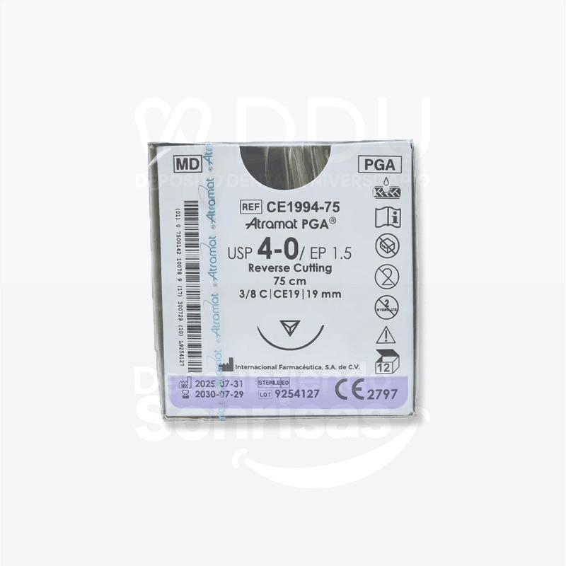 Caja Sutura Pga-vicryl 4-0, ce19* 45cm