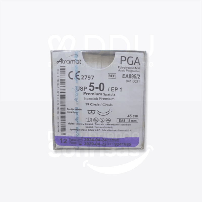 Caja Sutura Pga-vicryl 5-0, pe16* 45cm