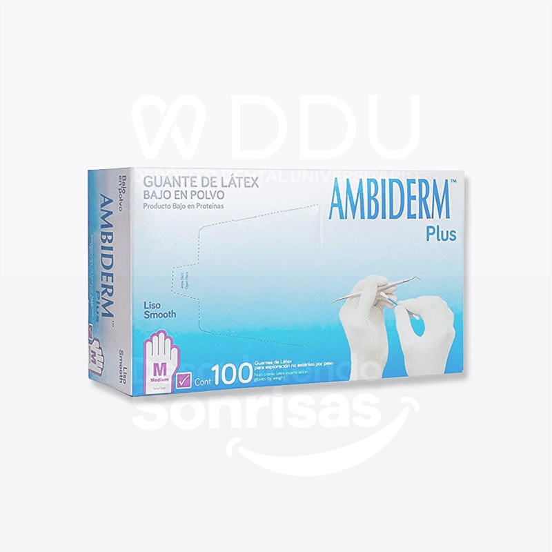 Guante Ambiderm Plus Violeta Med.
