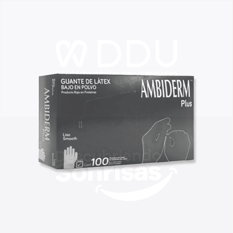 Guante Ambiderm Plus Negro CH.