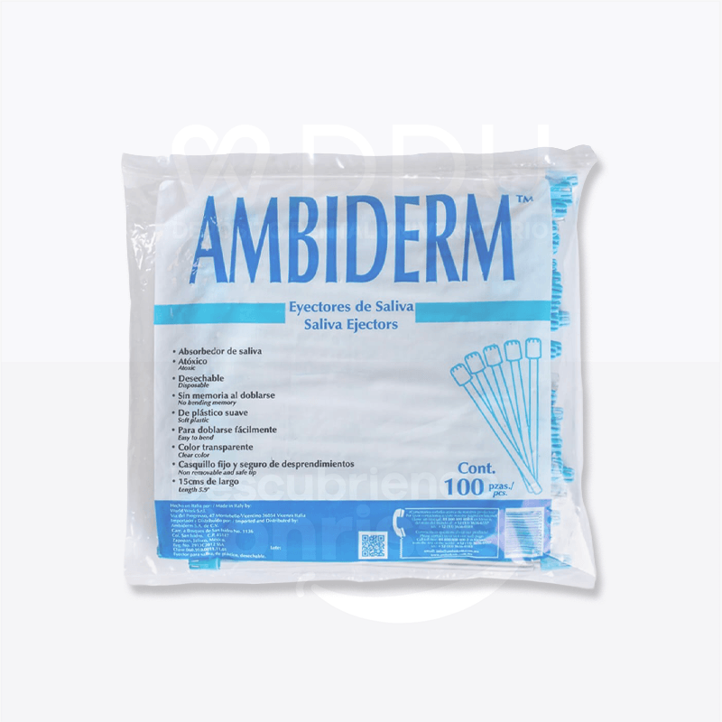 Eyector Desechable Ambiderm C/100 Transp