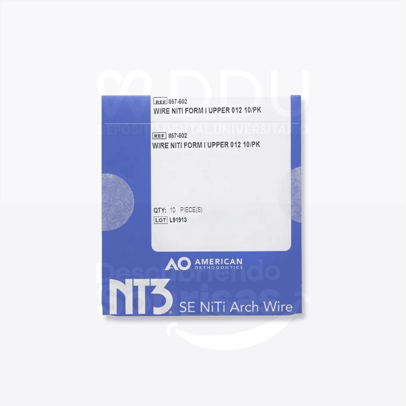 Arco Niti NT3 Redondo .012 SUP C/10