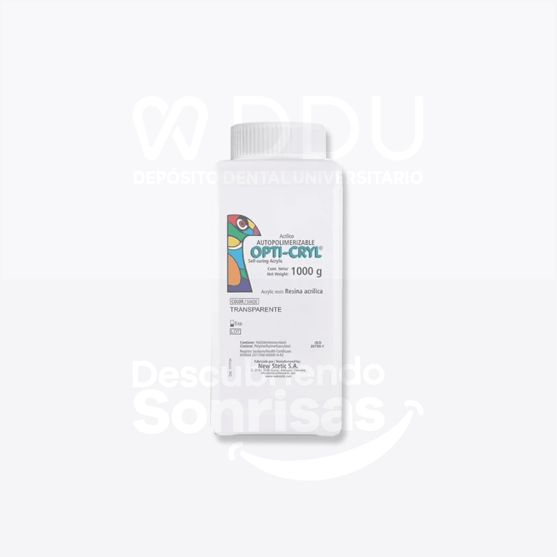 Acrilico Opticryl Auto 1 KG. Transp.