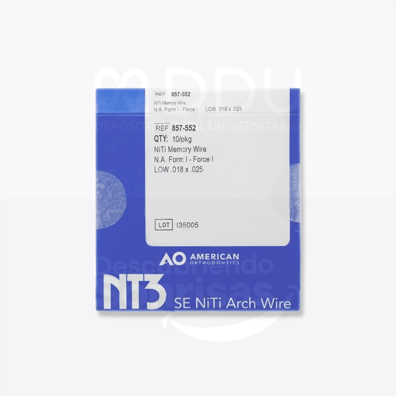 Arco Niti NT3 Rect .018x.025 INF C/10