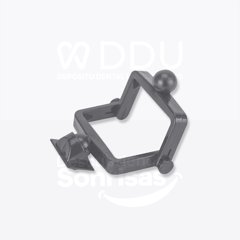 Articulador Plastico Negro Desech. C/10
