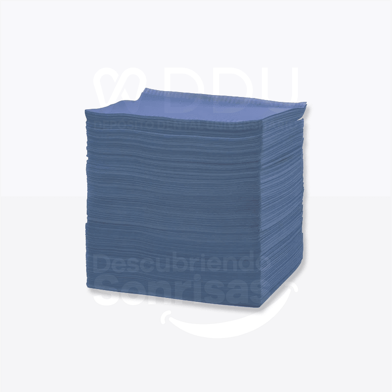 Caja Campo Desechable Azul Oscuro C/500