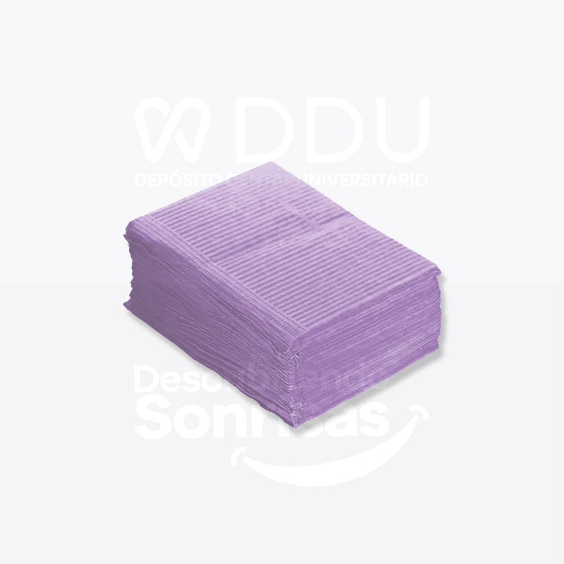 Caja Campo Desechable Violeta C/500