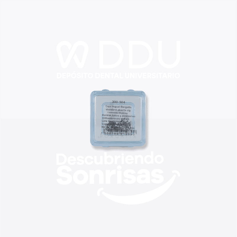Caja Lingual Std. C/10 Borgatta 300-504