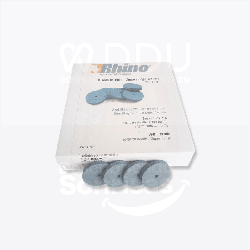 Disco Hule Azul Suav P/metal C/100rh-730