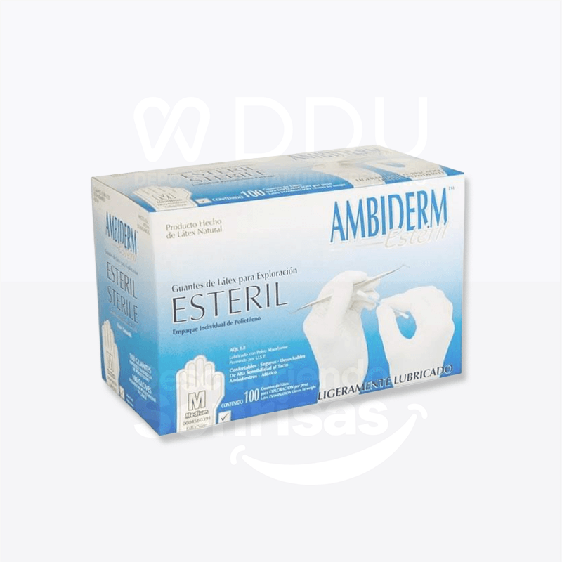 Guante Ambiderm Clasico Esteril Gde.