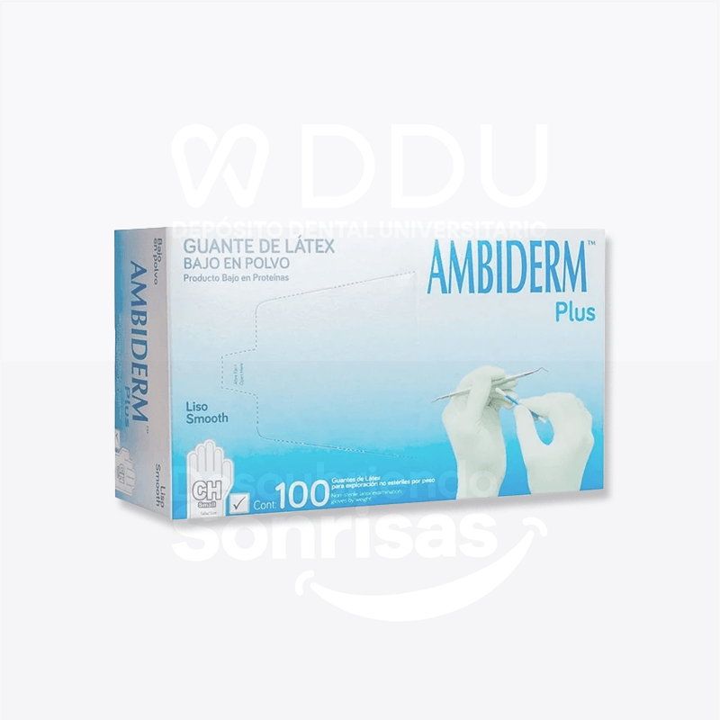 Guante Ambiderm Plus Blanco CH