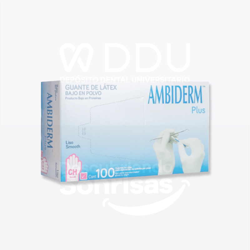 Guante Ambiderm Plus Rosa CH.
