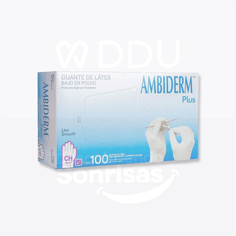 Guante Ambiderm Plus Violeta CH.