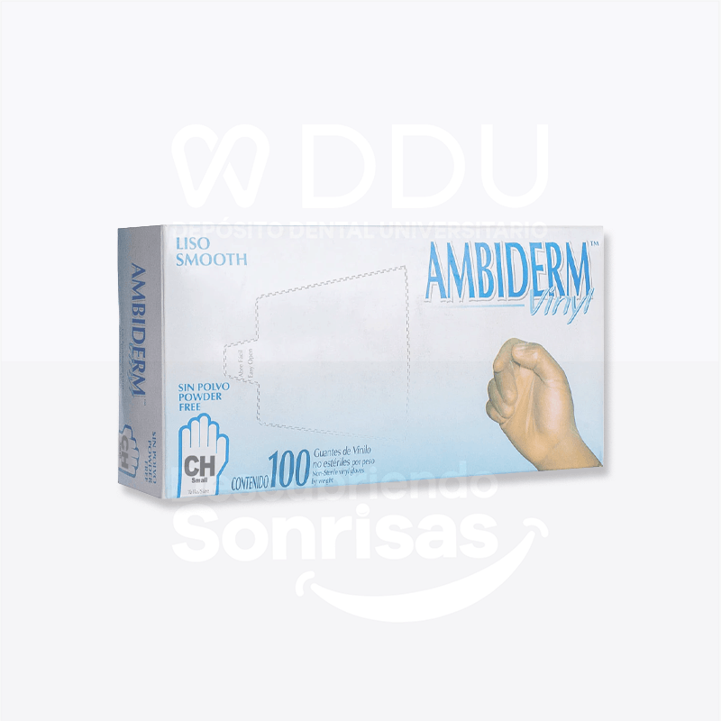 Guante Ambiderm Vinyl Chico LP Transp