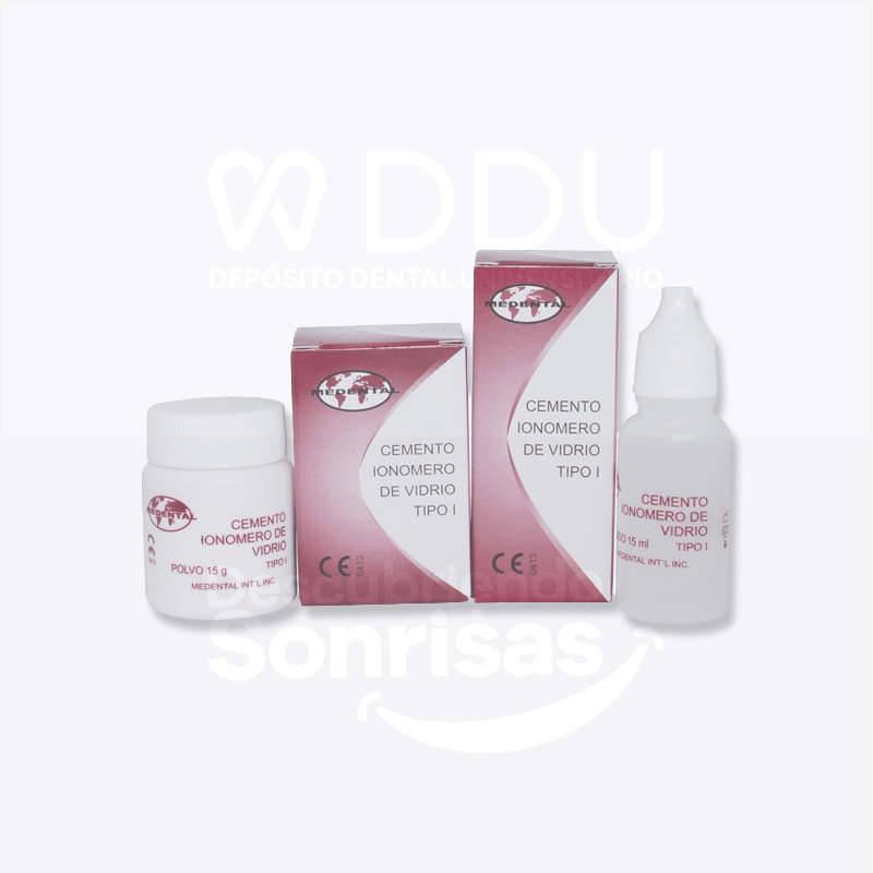 Ionomero Vidrio Tipo I P/cementar Medent