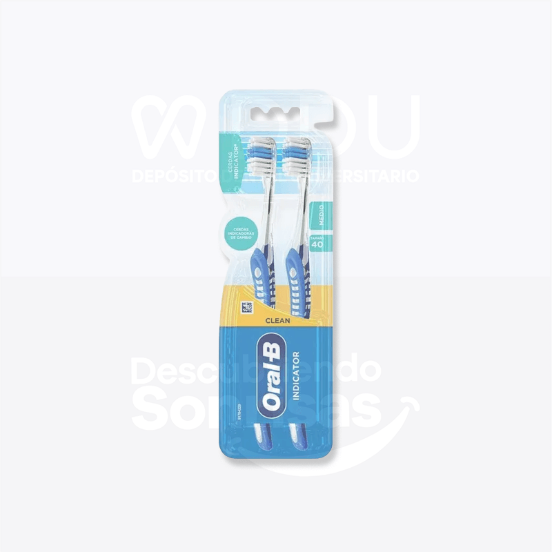 Oral B Cepillo DE Dientes 40 Medio 2X1