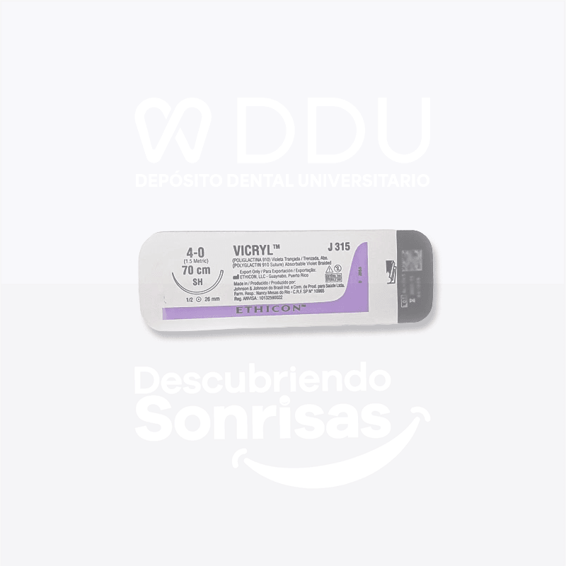 Sutura Ethicon Pga-vicryl 4-0 PZA