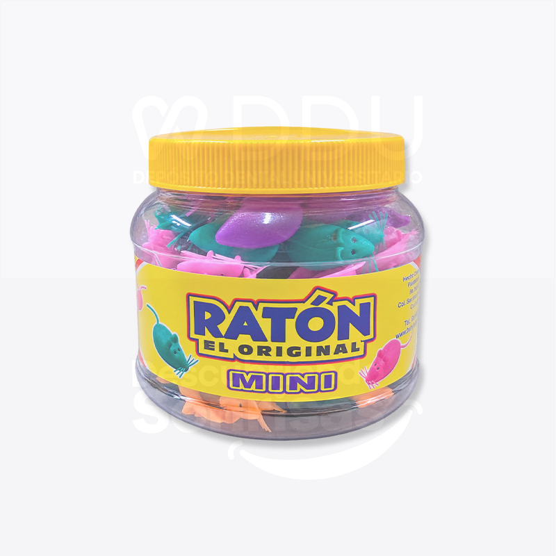 Raton Mini DE Color Bote C/100