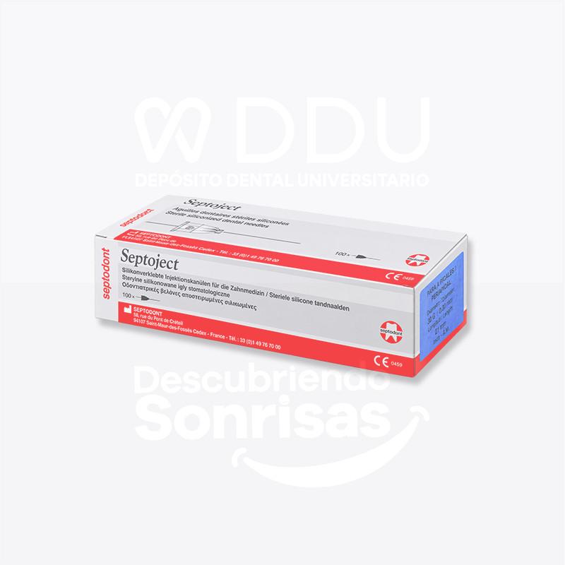 Aguja Septoject 30G Corta C/100