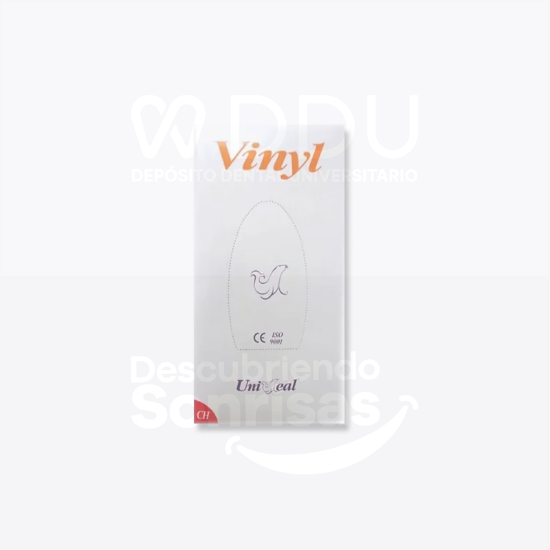Guante Uniseal Vinyl CH Transp