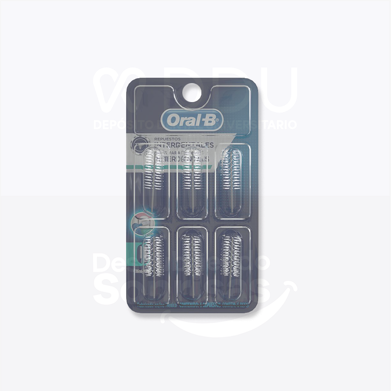 Oral B Repuesto Interd Cilindrico C/6