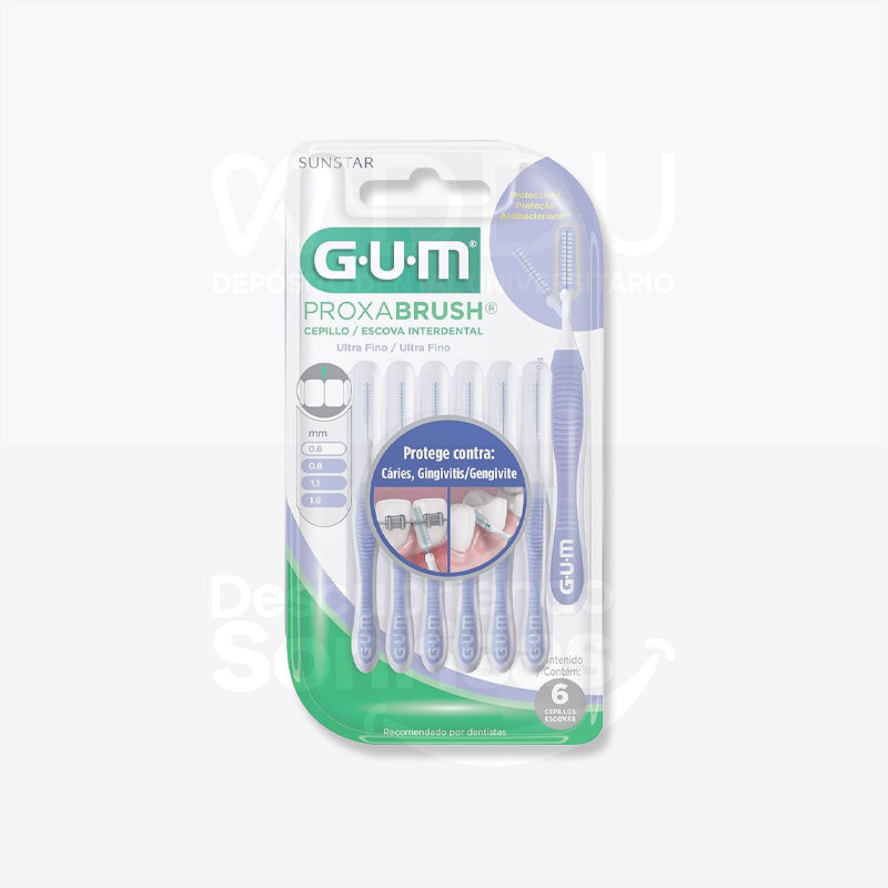 GUM Proxabrush Xtra-fino Lila C/6