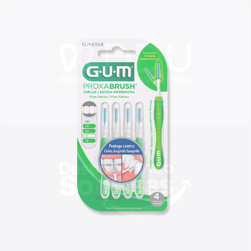 GUM Proxabrush Fino Conico Verde C/6