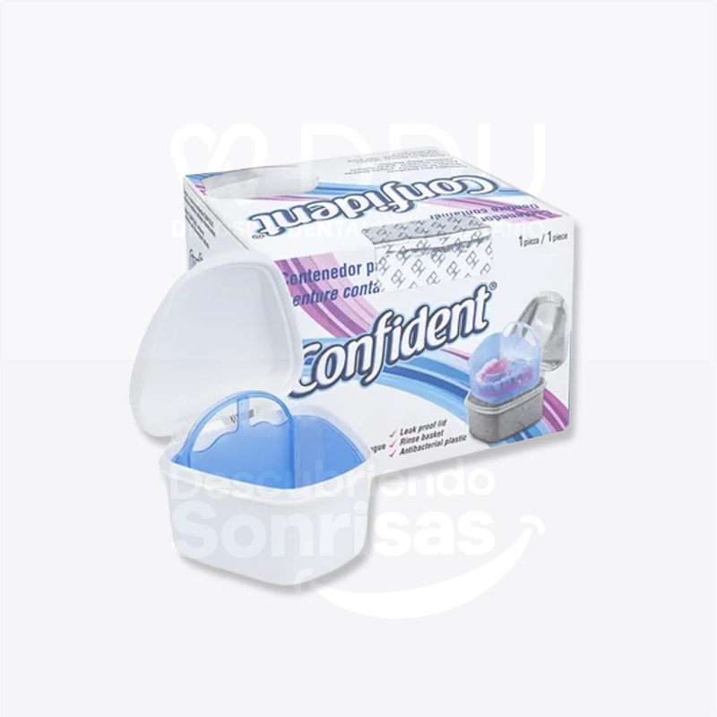 Contenedor P/dentadura Confident