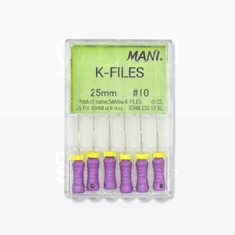 Lima K File Mani #10 DE 25MM