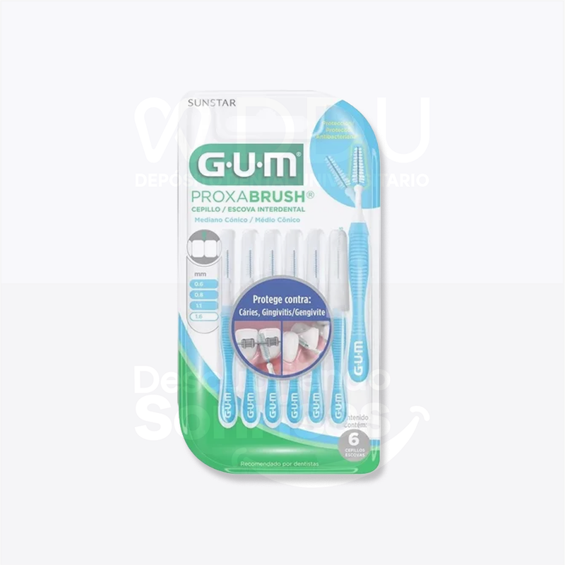 GUM Proxabrush Mediano Azul C/6