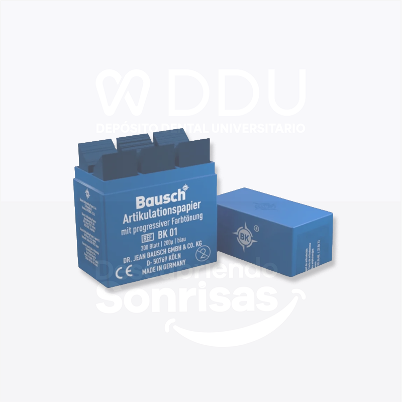 Papel DE Art. Bausch C/300 Azul 200µm