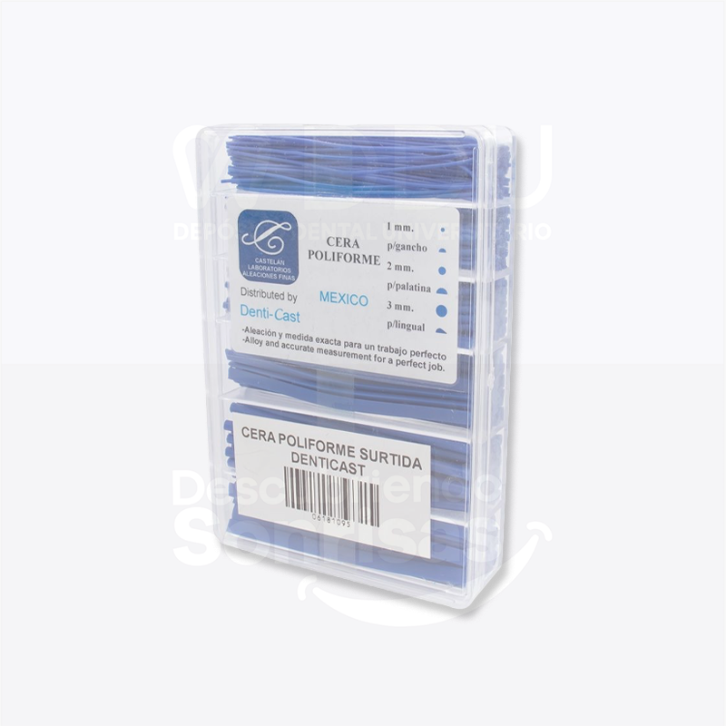 Estuche C/6 Formas DE Cera Denti-cast