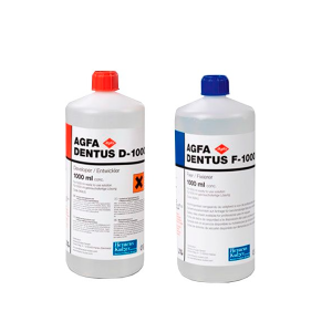 La combinación del revelador Agfa Dentus y el fijador Agfa Dentus garantiza imágenes de elevada calidad para la técnica intraoral y extraoral.