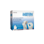 Guante de látex clásico estéril de hule natural con ajuste perfecto con diseño anatómico ayuda a evitar fatiga en procedimientos.